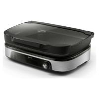 Philips elektriskais galda grils ar vāku, melns - HD6212/90