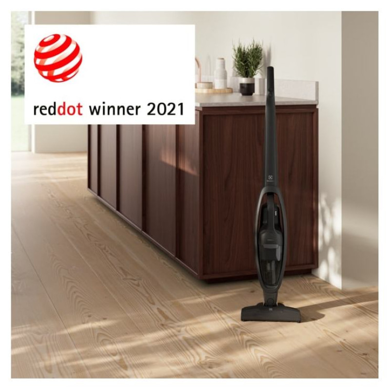 Electrolux 300.sērijas  bezvadu putekļusūcējs 2 in1 bez maisiņa, melns - ES31CB18GG