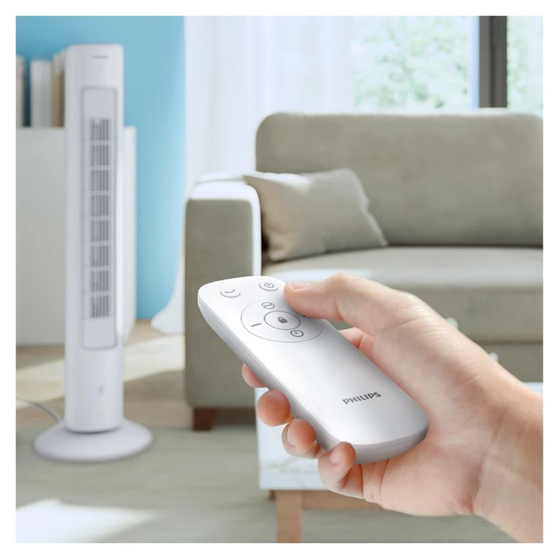 Philips Series 5000 torņveida ventilators, balts - CX5535/00