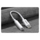 Joyroom SH-C1 headphone mini jack 3.5 mm (female) / USB-C (male) adapter - white