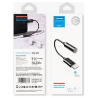 Joyroom SH-C1 headphone mini jack 3.5 mm (female) / USB-C (male) adapter - white
