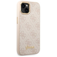 Guess GUHCP14MHG4SHP iPhone 14 Plus 6.7 "pink / pink hard case 4G Vintage Gold Logo