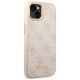 Guess GUHCP14MHG4SHP iPhone 14 Plus 6.7 "pink / pink hard case 4G Vintage Gold Logo