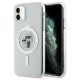 Karl Lagerfeld KLHMN61HGKCNOT case for iPhone 11 / Xr - transparent hardcase Karl&Choupette Glitter MagSafe