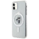 Karl Lagerfeld KLHMN61HGKCNOT case for iPhone 11 / Xr - transparent hardcase Karl&Choupette Glitter MagSafe