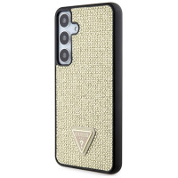 Guess Rhinestone Triangle case for Samsung Galaxy S24 - gold