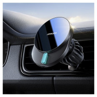 Joyroom JR-ZS409 magnetic holder with 15W inductive charger for car air vent - black