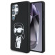 Karl Lagerfeld Silicone Graffiti Ikonik Printed Logo MagSafe Case for Samsung Galaxy S25 Ultra - Black