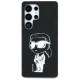 Karl Lagerfeld Silicone Graffiti Ikonik Printed Logo MagSafe Case for Samsung Galaxy S25 Ultra - Black