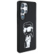 Karl Lagerfeld Silicone Graffiti Ikonik Printed Logo MagSafe Case for Samsung Galaxy S25 Ultra - Black