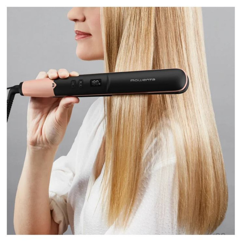 Rowenta Express Shine Papaya matu taisnotājs, melns - SF4620