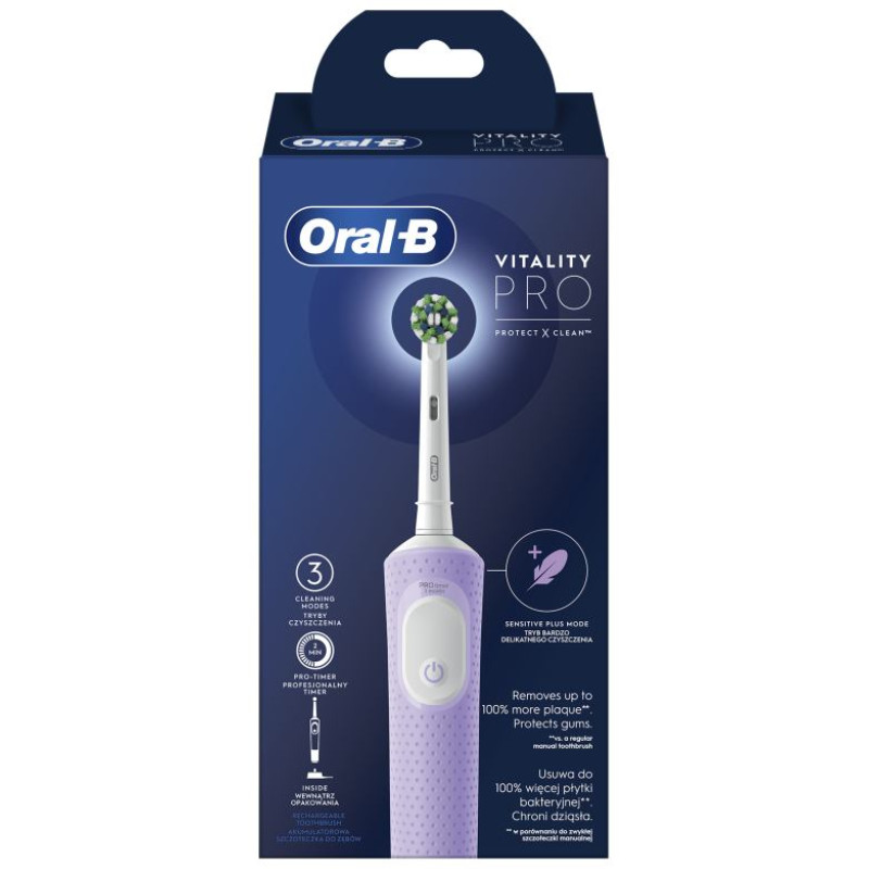 Braun Vitality PRO el.zobu birste, Violeta - D 103.413.3 Lilac