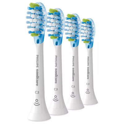 Sonicare C3 Premium Plaque Defence zobu  birstes uzgalis (4gab) (balts) - HX9044/17