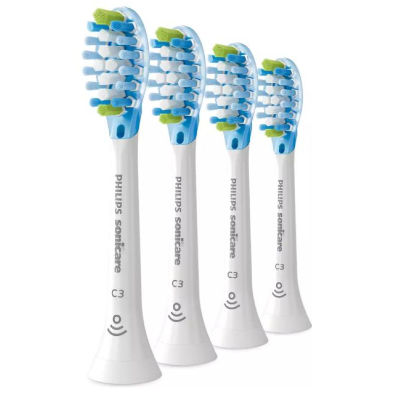 Sonicare C3 Premium Plaque Defence zobu  birstes uzgalis (4gab) (balts) - HX9044/17