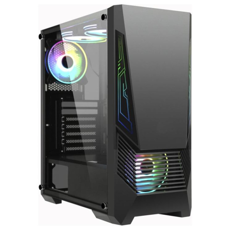 Golden Tiger Case|GOLDEN TIGER|Buffalo M730i|MidiTower|Not included|ATX|MicroATX|Colour Black|BUFFALOM730I