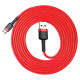 Baseus Cafule Cable CAMKLF-C09 USB-A / micro USB 1.5A 2 m - red