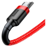 Baseus Cafule Cable CAMKLF-C09 USB-A / micro USB 1.5A 2 m - red