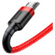 Baseus Cafule Cable CAMKLF-C09 USB-A / micro USB 1.5A 2 m - red