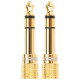 Ugreen adapter 3.5 mm mini jack to 6.3 mm jack adapter gold (20503)