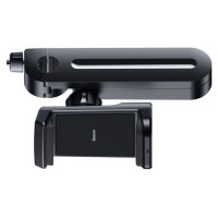 Baseus car headrest phone holder with built-in 15 W Qi wireless charger black (WXHZ-01)