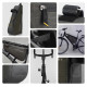 Wozinsky bicycle frame bag 3.5 l gray (WBB15BK)