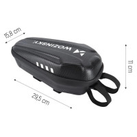 Wozinsky waterproof scooter handlebar bag 3l handlebar bag black (WSB4BK)