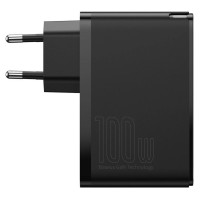 Baseus GaN2 Pro fast charger 100W USB / USB Type C Quick Charge 4+ Power Delivery black (CCGAN2P-L01)