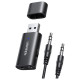 Ugreen Transmitter Bluetooth 5.1 Transmitter / Receiver Wireless Audio Adapter 3.5mm Mini Jack Black (CM523 60300)