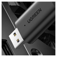 Ugreen Transmitter Bluetooth 5.1 Transmitter / Receiver Wireless Audio Adapter 3.5mm Mini Jack Black (CM523 60300)