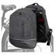 Wozinsky bicycle bag double backpack 2in1 30l black (WBB30BK)