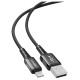 Acefast cable MFI USB - Lightning 1.2m, 2.4A black (C1-02 black)