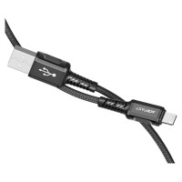 Acefast cable MFI USB - Lightning 1.2m, 2.4A black (C1-02 black)