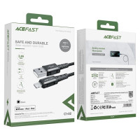 Acefast cable MFI USB - Lightning 1.2m, 2.4A black (C1-02 black)
