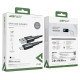 Acefast cable MFI USB - Lightning 1.2m, 2.4A black (C1-02 black)