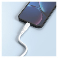 Dudao cable USB - USB Type C 6A cable 1 m white (TGL3T)