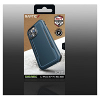 Raptic X-Doria Fort Case iPhone 14 Pro Max with MagSafe armored blue cover