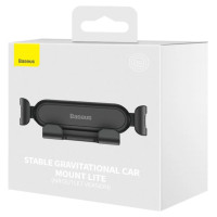 Baseus Gravity Air Vent Car Phone Holder (Air Outlet Version) black (SUWX010001)