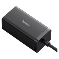 Baseus fast charger GaN5 Pro HUB HDMI 2 x USB-C / USB-A / HDMI 4K 30Hz 1.5m black + USB-C cable - USB-C 100W 40Gb/s (USB4) 1m (CCGP110201)