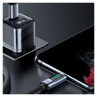 Joyroom Prism Series A16 USB-C / USB-C 100W 1.2m Cable with LED Display - Black