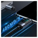 Joyroom Prism Series A16 USB-C / USB-C 100W 1.2m Cable with LED Display - Black