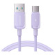Joyroom Multi-Color Series A14 USB-A / USB-C 3A Cable 1.2m - Purple
