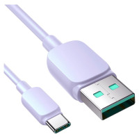 Joyroom Multi-Color Series A14 USB-A / USB-C 3A Cable 1.2m - Purple