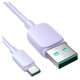 Joyroom Multi-Color Series A14 USB-A / USB-C 3A Cable 1.2m - Purple