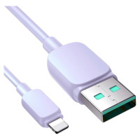 Joyroom Multi-Color Series A14 Lightning / USB-A 2.4A 1.2 m cable - purple