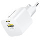 Wozinsky WWCEAC GaN USB-A USB-C 33W wall charger - white
