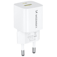 Wozinsky WWCEAC GaN USB-A USB-C 33W wall charger - white