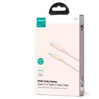 Joyroom Multi-Color Series S-A34 USB-C / USB-C PD 60W 1m Cable - Pink