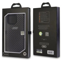 Audi Carbon Fiber iPhone 14 Pro Max 6.7" black/black hardcase AU-TPUPCIP14PM-R8/D2-BK