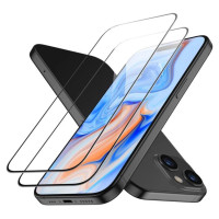 ESR Tempered Glass for iPhone 15 - black 2 pcs.