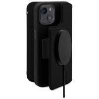 Decoded Detachable Wallet Case Leather with MagSafe with Flip for iPhone 14 Plus - Black